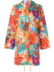 hooded light coat Kenzo Vintage