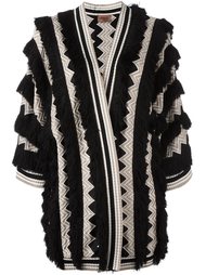 пальто-кардиган с бахромой Missoni