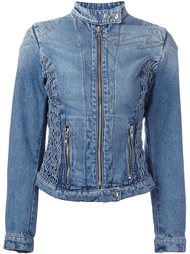 denim biker jacket Walter Van Beirendonck Vintage