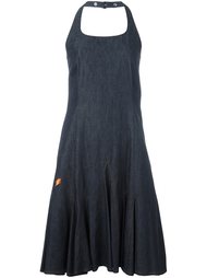 halter denim dress Walter Van Beirendonck Vintage