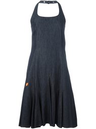 halter denim dress Walter Van Beirendonck Vintage