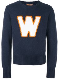 'W' logo knit jumper Walter Van Beirendonck Vintage