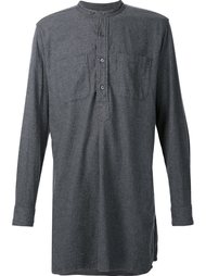 long banded collar shirt Engineered Garments