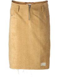 frayed fitted skirt Walter Van Beirendonck Vintage