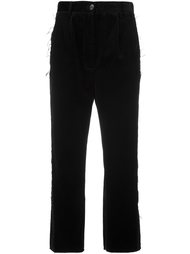 'Velvet Raw Edge' trousers Mm6 Maison Margiela