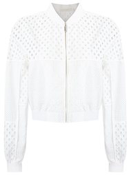 perforated jacket Giuliana Romanno