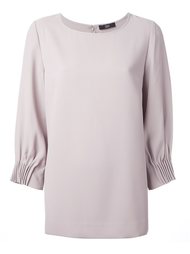 pleated sleeve blouse Steffen Schraut