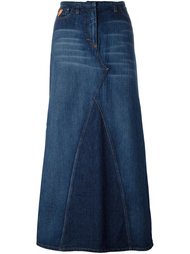 denim maxi skirt Walter Van Beirendonck Vintage