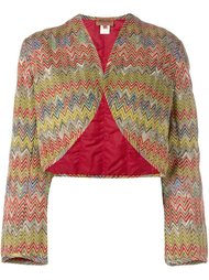 padded bolero jacket Missoni Vintage