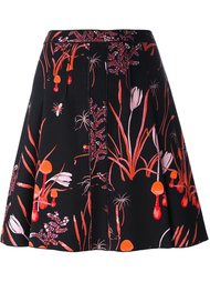 юбка с цветочным принтом   Giambattista Valli