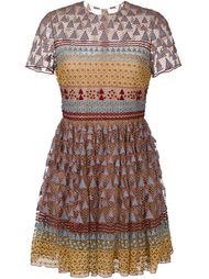 кружевное платье А-образного силуэта Valentino