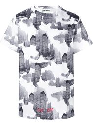 футболка с принтом зданий Off-White