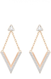Серьги Delta с подвесками Swarovski