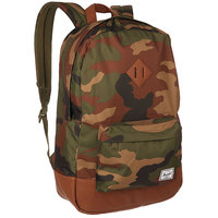 Рюкзак городской Herschel Heritage Woodland Camo/Tan Synthetic Leather