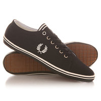 Кеды кроссовки низкие Fred Perry Kingston Twill True Black