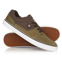 Кеды кроссовки низкие DC Tonik Military/Dark Choc