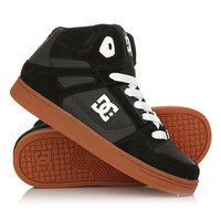 Кеды кроссовки высокие детские DC Rebound Yth Black/Gum