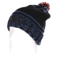Шапка с помпоном Quiksilver Apex Beanie Black