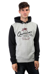 Толстовка кенгуру Quiksilver Longer Hoody Light Grey Heather