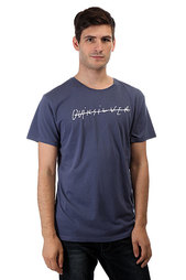 Футболка Quiksilver Garmdyeteloqui Nightshadow Blue