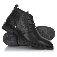 Ботинки высокие Wrangler Roll Desert Leather Black