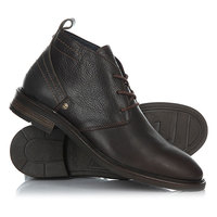 Ботинки высокие Wrangler Roll Desert Leather Dark Brown