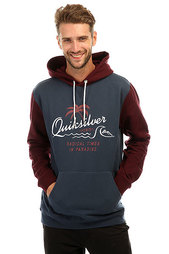 Толстовка кенгуру Quiksilver No Longer Hoody Dark Denim