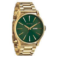 Часы Nixon Sentry Ss Gold/Green Sunray