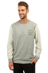 Толстовка классическая Quiksilver Newvisioncrew Medium Grey Heather