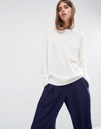 Джемпер из 100% кашемира с круглым воротом ASOS WHITE - Кремовый