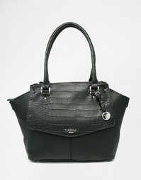 Сумка-тоут с эффектом крокодиловой кожи Fiorelli - Черный