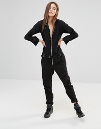 Комбинезон в стиле милитари на молнии спереди G-Star Raw - Черный