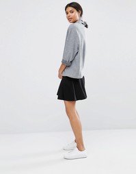 Y.A.S Romain Flared Skirt - Черный