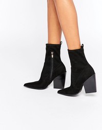 Ботильоны из искусственной замши Kendall & Kylie - Черный