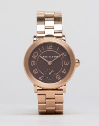 Часы цвета розового золота Marc Jacobs Riley MJ3489 - Золотой