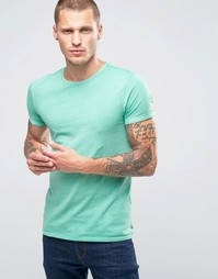 Футболка с закатанными рукавами Scotch and Soda - Зеленый