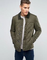 Зеленая стеганая куртка Jack Wills - Зеленый