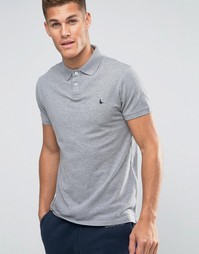 Серая меланжевая футболка-поло Jack Wills - Серый