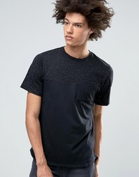 Черная футболка в крапинку с короткими рукавами Nike SB 800163-010 - Черный
