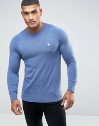 Синий джемпер Abercrombie &amp; Fitch - Синий