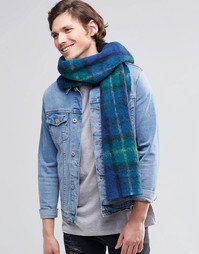 Oversize-шарф в клетку Scotch And Soda - Синий