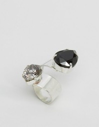 Кольцо с кристаллом Swarovski Krystal - Черный