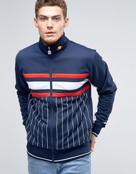 Спортивная куртка с полосками Ellesse - Темно-синий