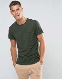 Сосновая футболка классического кроя Jack Wills Fitin - Зеленый