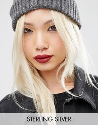 Кафф для носа из позолоченного серебра ASOS - Золотой