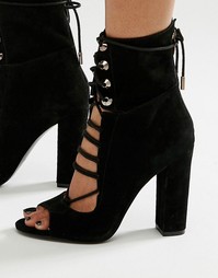 Замшевые сандалии на шнуровке Kendall &amp; Kylie - Черный
