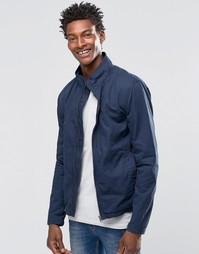 Темно-синяя куртка Харрингтон Hilfiger Denim - Темно-синий
