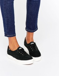 Замшевые кроссовки на платформе Keds 70S - Черный