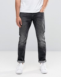 Черные выбеленные джинсы скинни Esprit - Черный