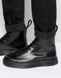 Ботинки с 8 парами люверсов Dr Martens Talib - Черный